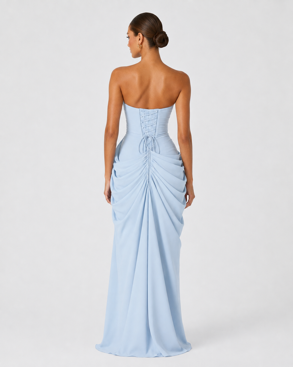 Vestido con capa