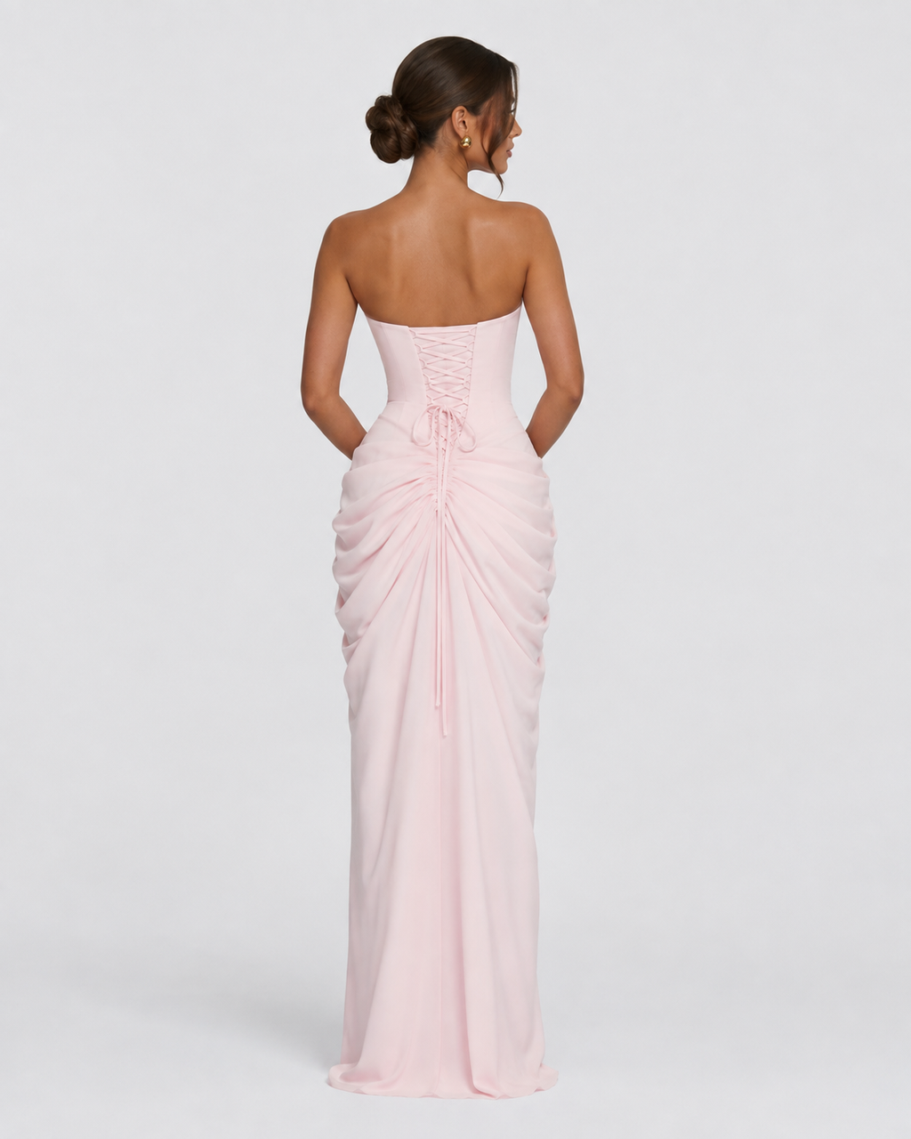 Vestido con capa