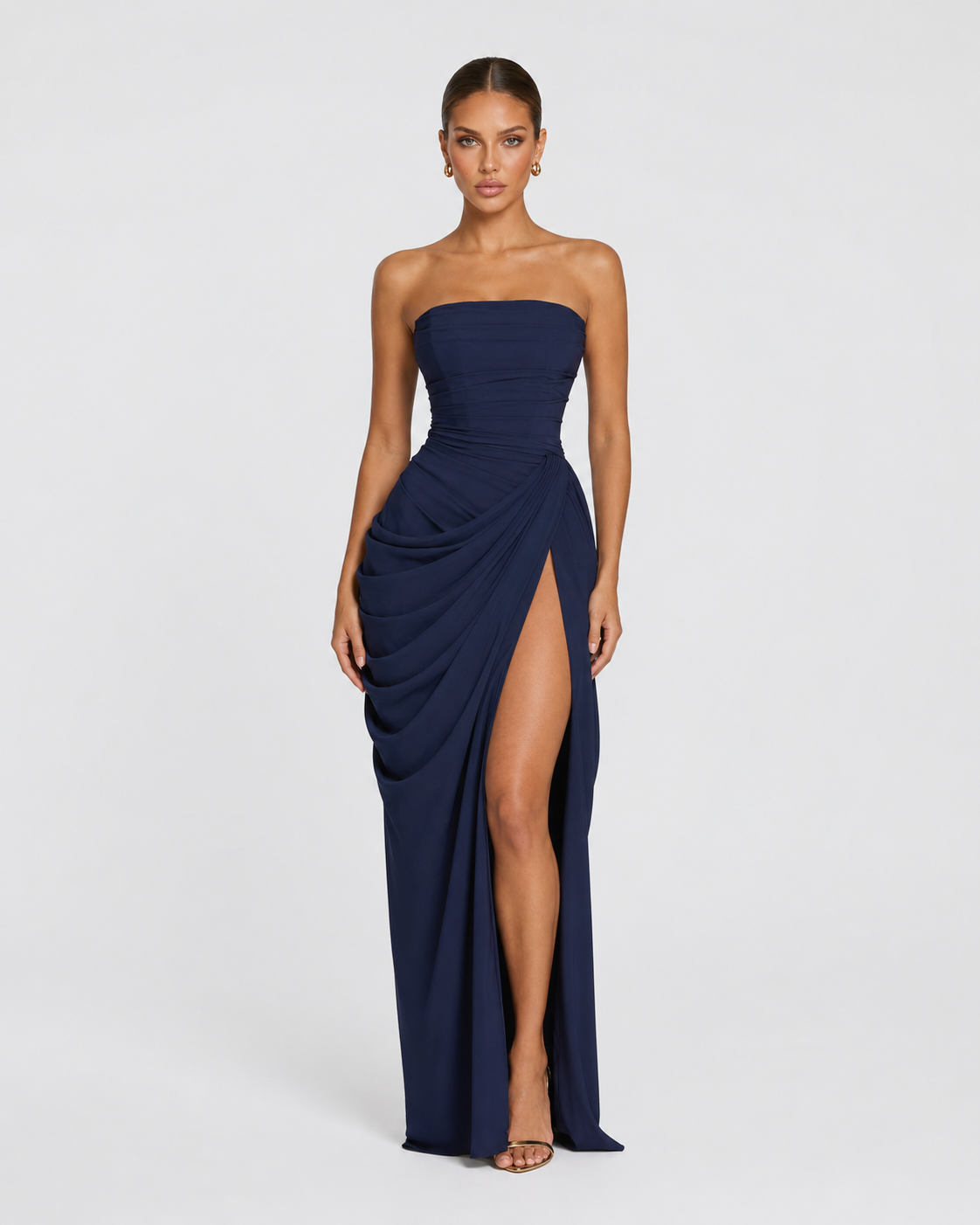 Vestido con capa