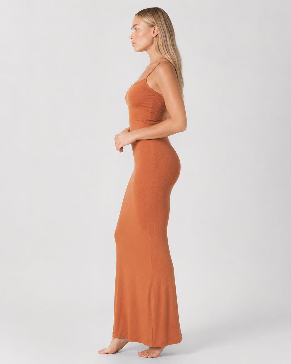 Vestido maxi segunda piel