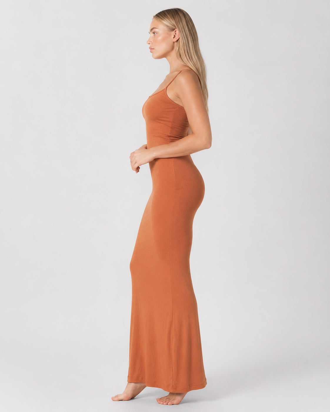 Vestido maxi segunda piel