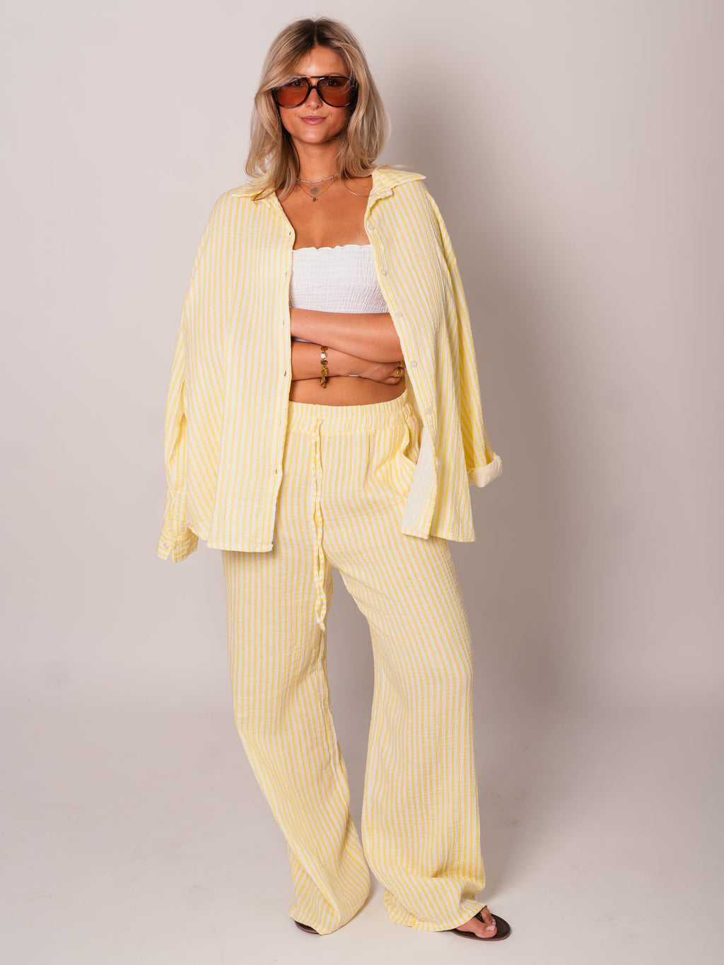 Pantalones de muselina