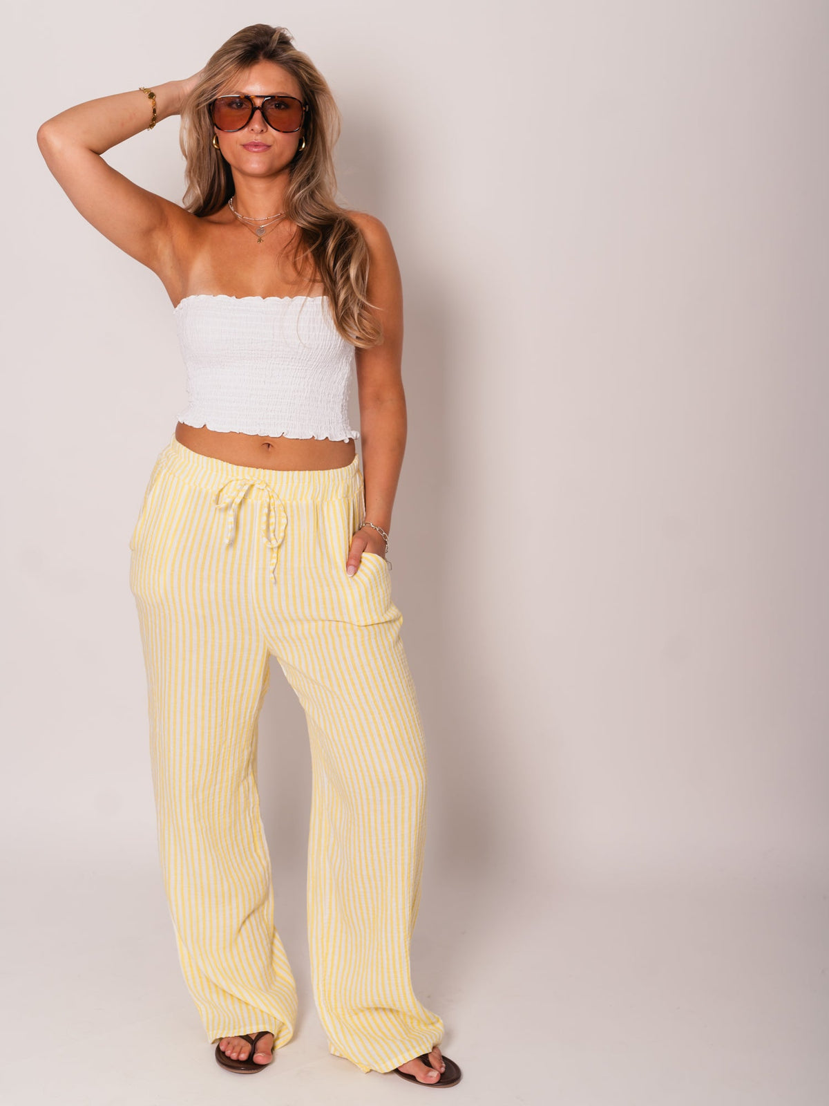 Pantalones de muselina