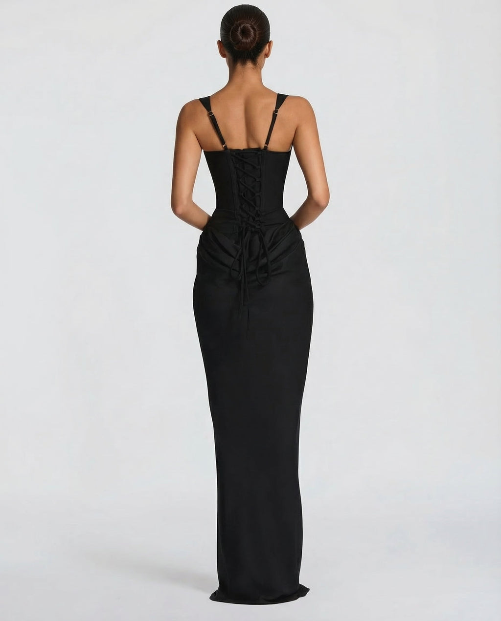 Vestido reloj de arena maxi