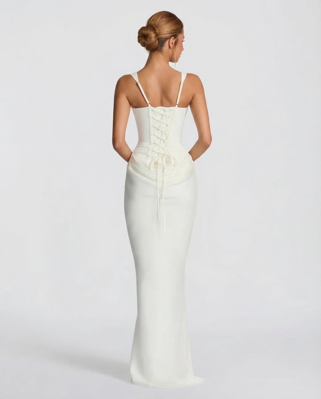 Vestido reloj de arena maxi