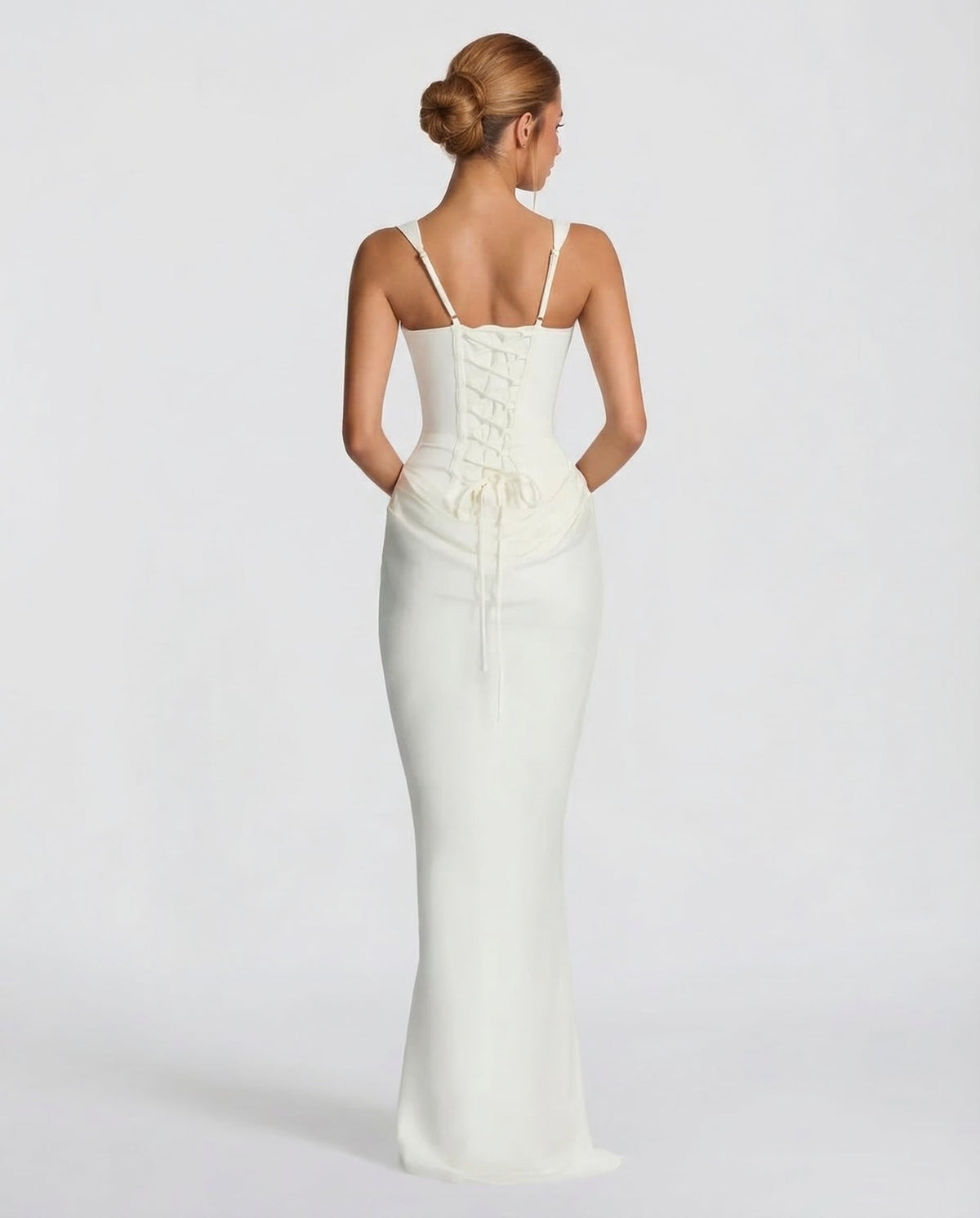 Vestido reloj de arena maxi