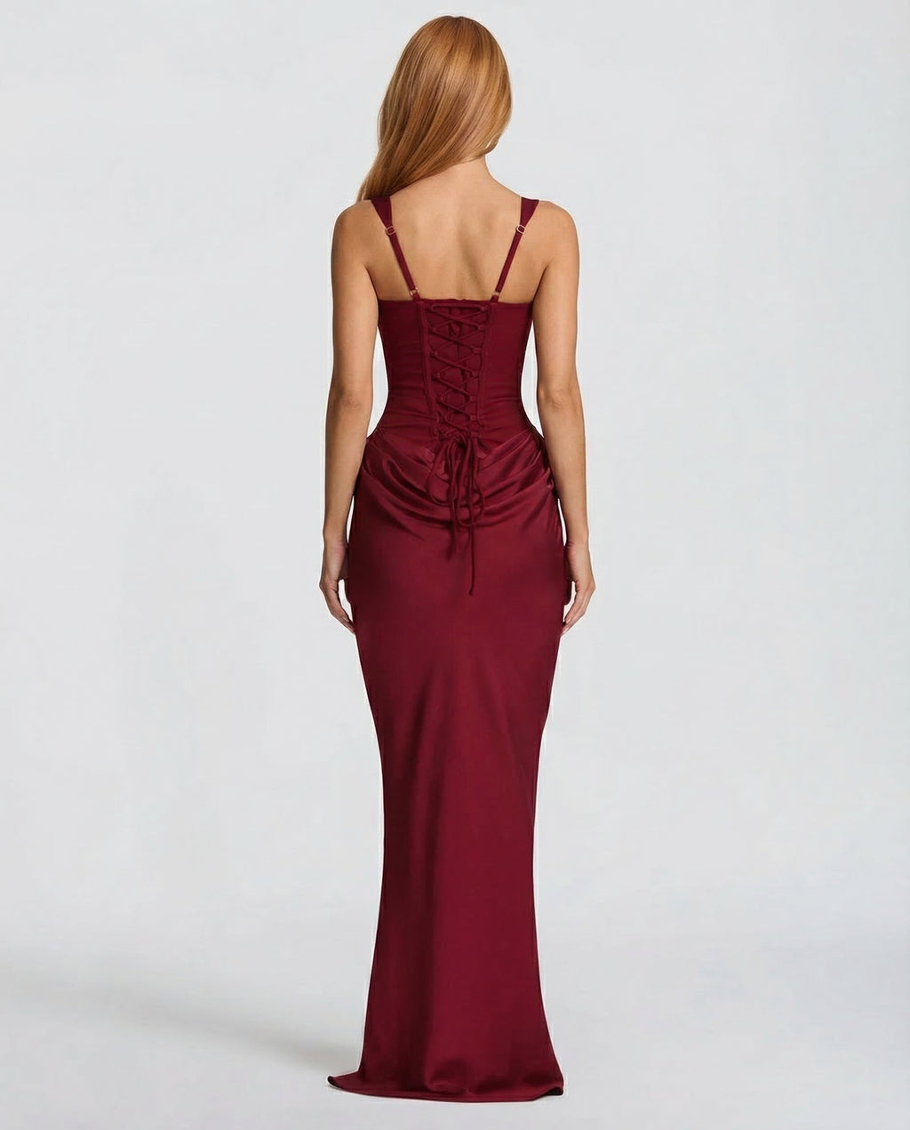 Vestido reloj de arena maxi