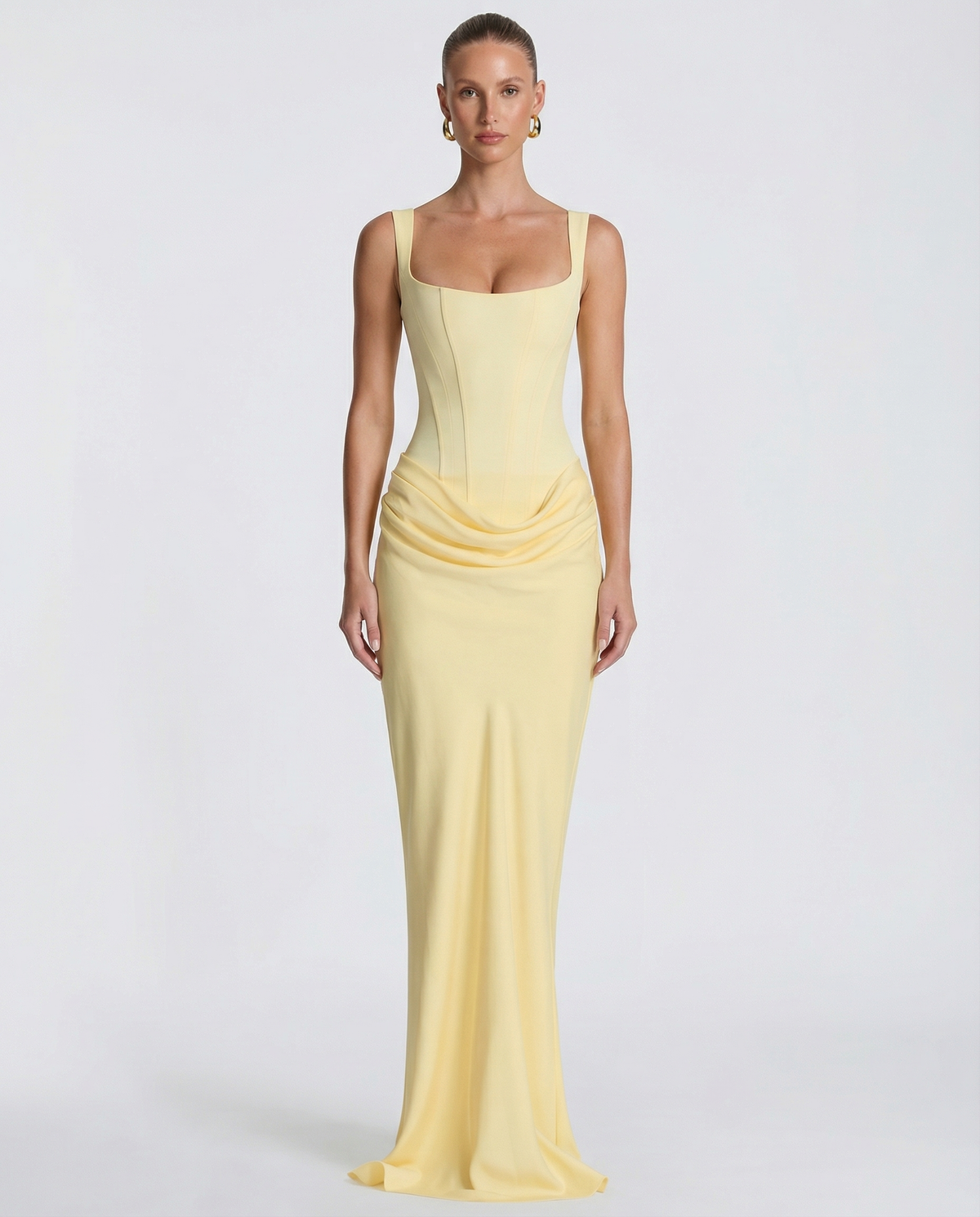 Vestido reloj de arena maxi