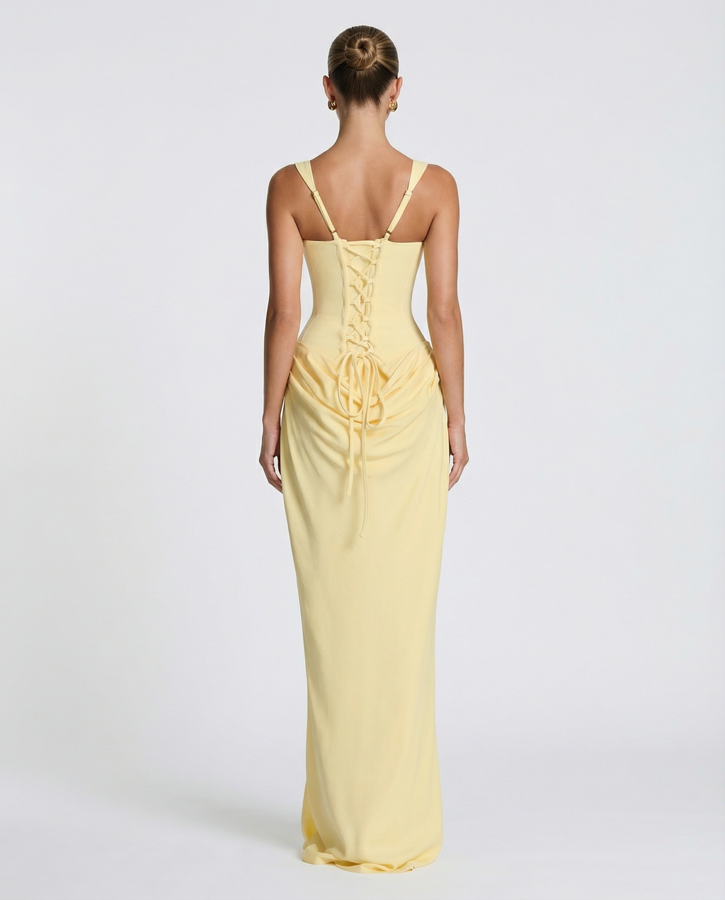 Vestido reloj de arena maxi