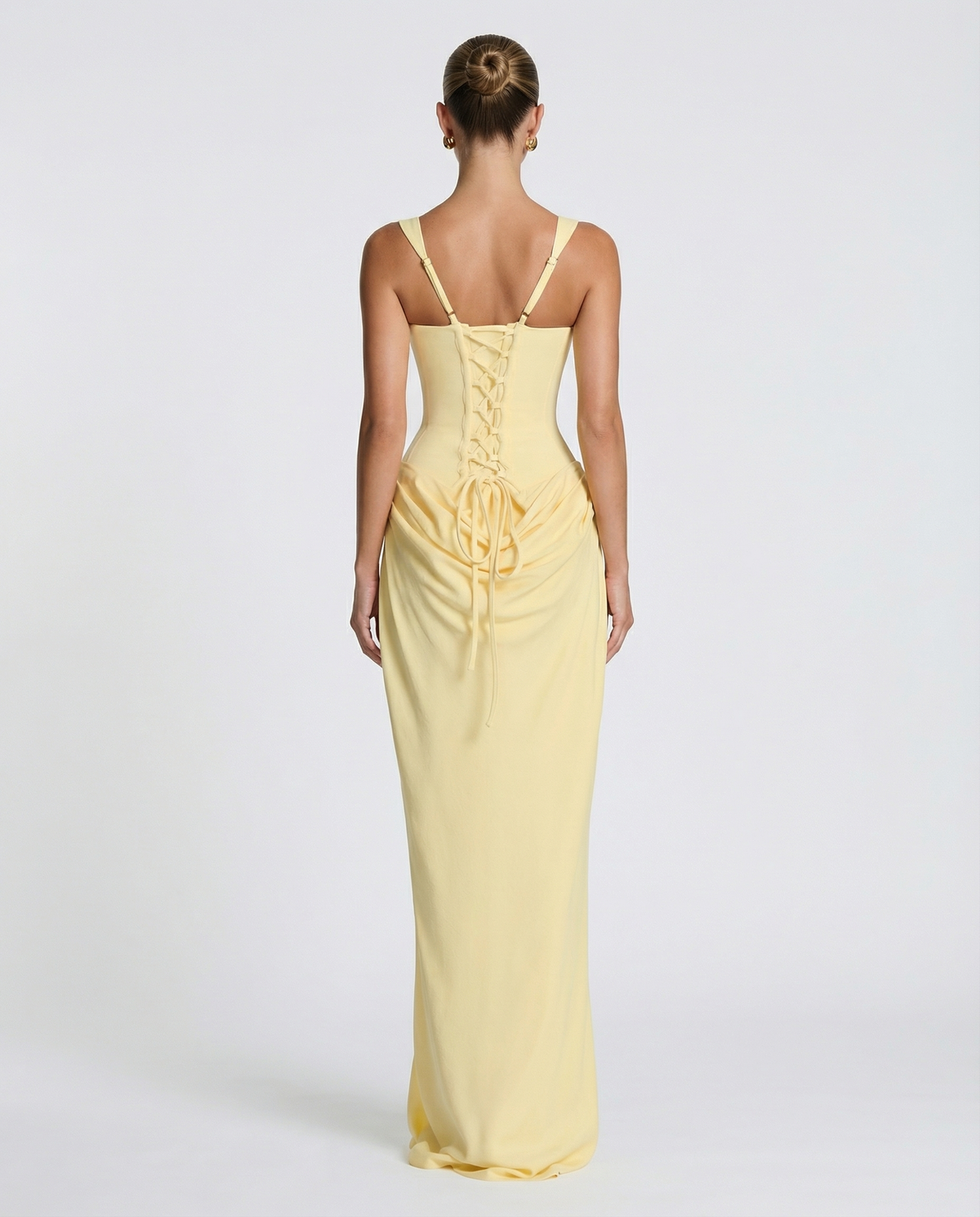 Vestido reloj de arena maxi