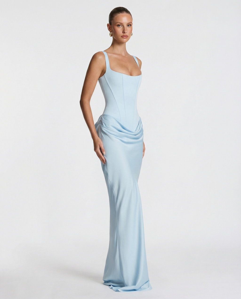 Vestido reloj de arena maxi