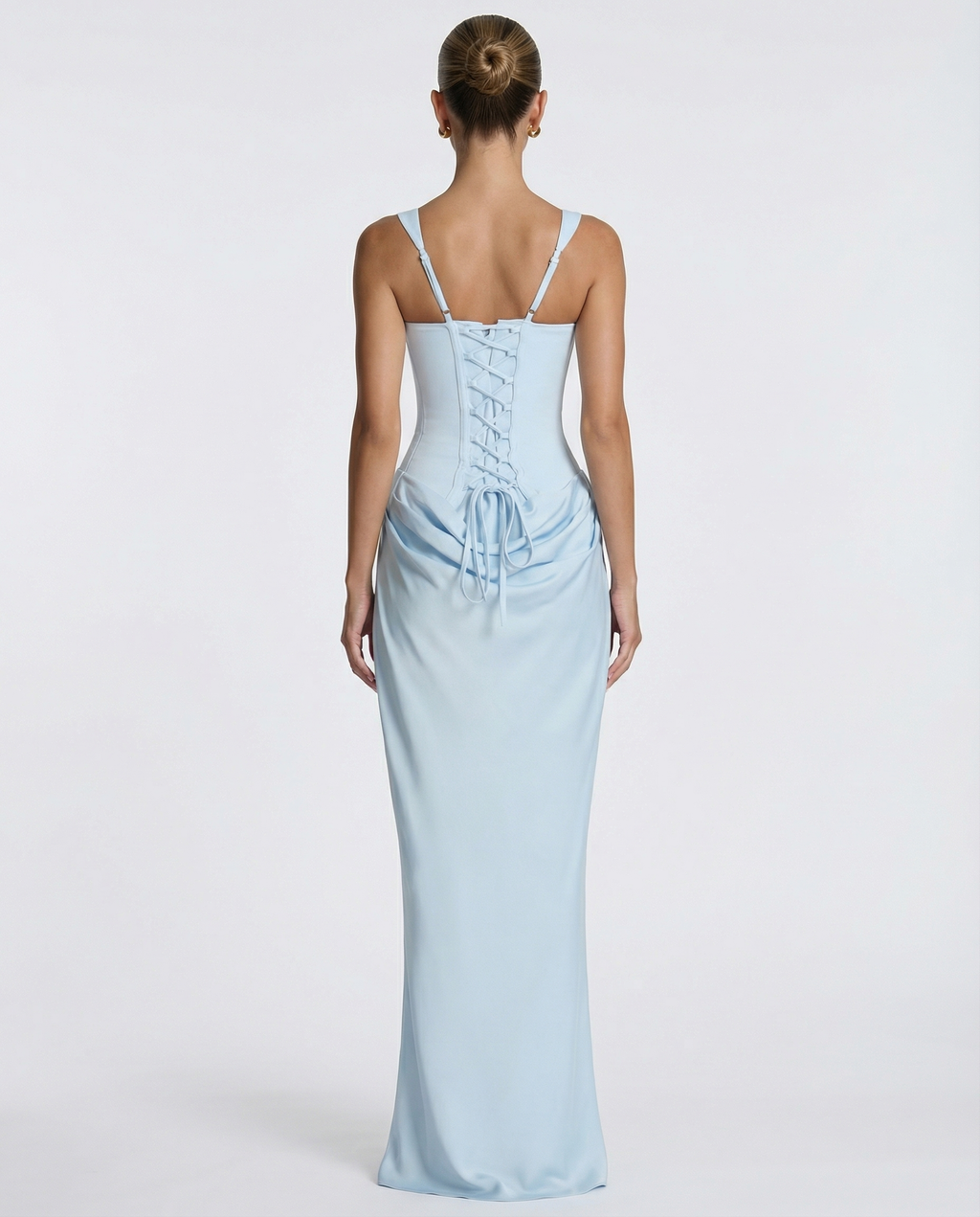 Vestido reloj de arena maxi
