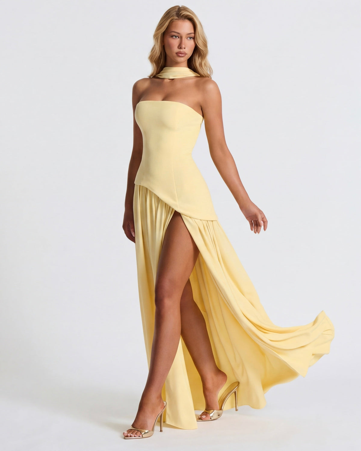 Vestido maxi aura