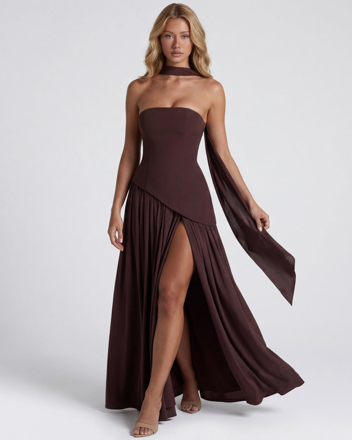 Vestido maxi aura